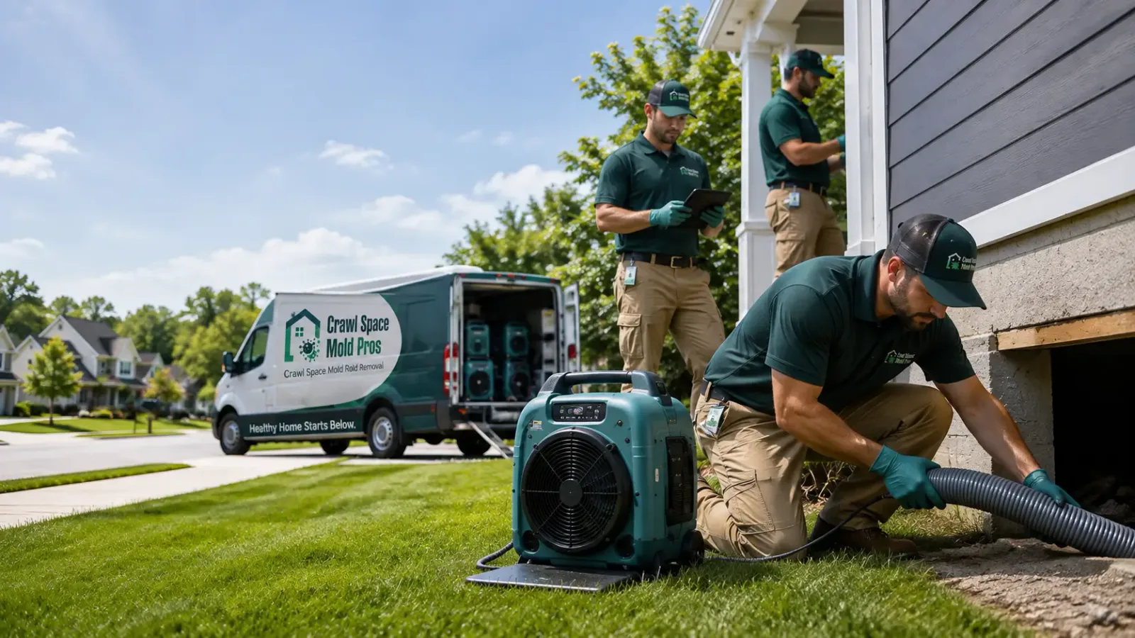 Crawl Space Mold Removal in Dyersville, IA